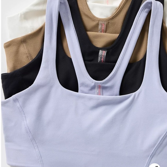 Free People Movement x Hatch Never Better Square Neck Bra Orchid M - Picture 6 of 9